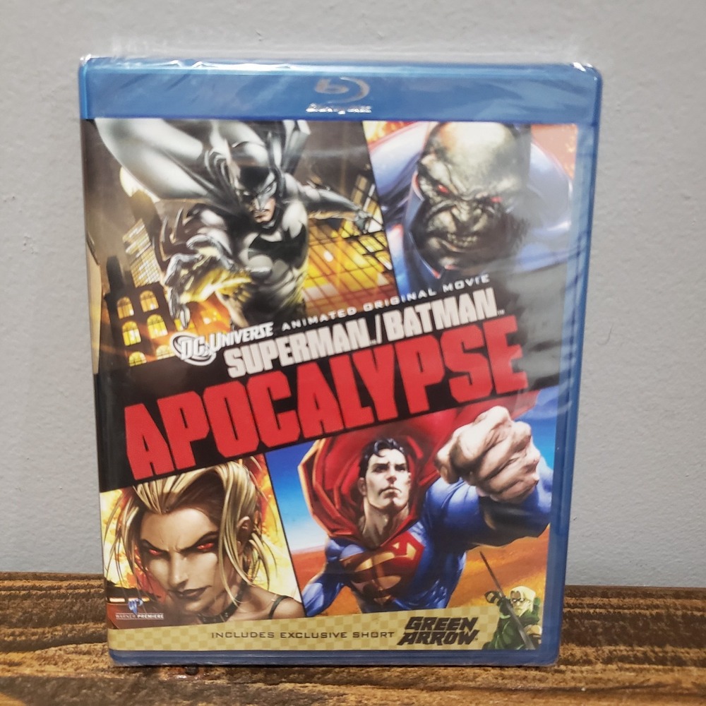 Superman Batman Apocalypse Blu ray DC Universe Animated Movie New Sealed